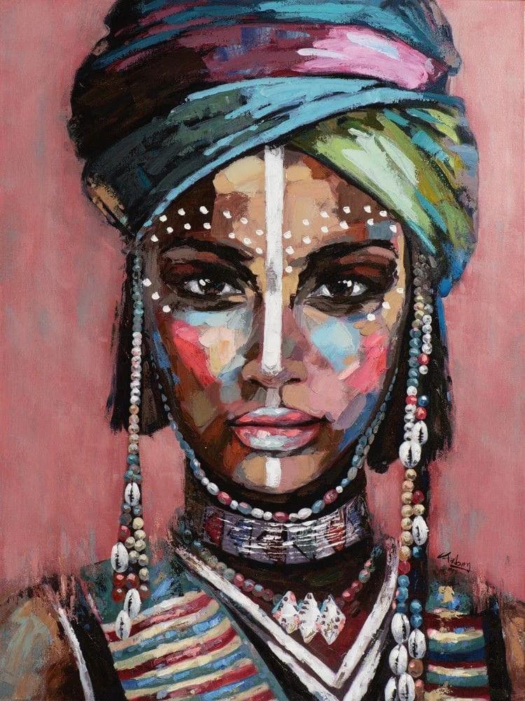 ArtUniverse Gemälde Wüstenfrau 90x120 cm Orientalisch
