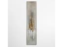 ArtUniverse Abstraktes Gemälde Flammendes Gold Beige Leinwand Bild 2