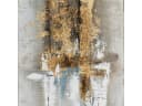 ArtUniverse Abstraktes Gemälde Flammendes Gold Beige Leinwand Bild 4