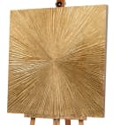 ArtUniverse Gemälde Goldene Sonnenstrahlen Handgemalt Gold Bild 1