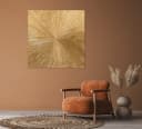 ArtUniverse Gemälde Goldene Sonnenstrahlen Handgemalt Gold Bild 3