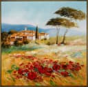 ArtUniverse Leinwandbild Sommerliche Toscana Handgemalt Bild 2