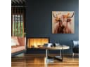 ArtUniverse Leinwandbild Lovley Linda Beige Tiermotiv Bild 3
