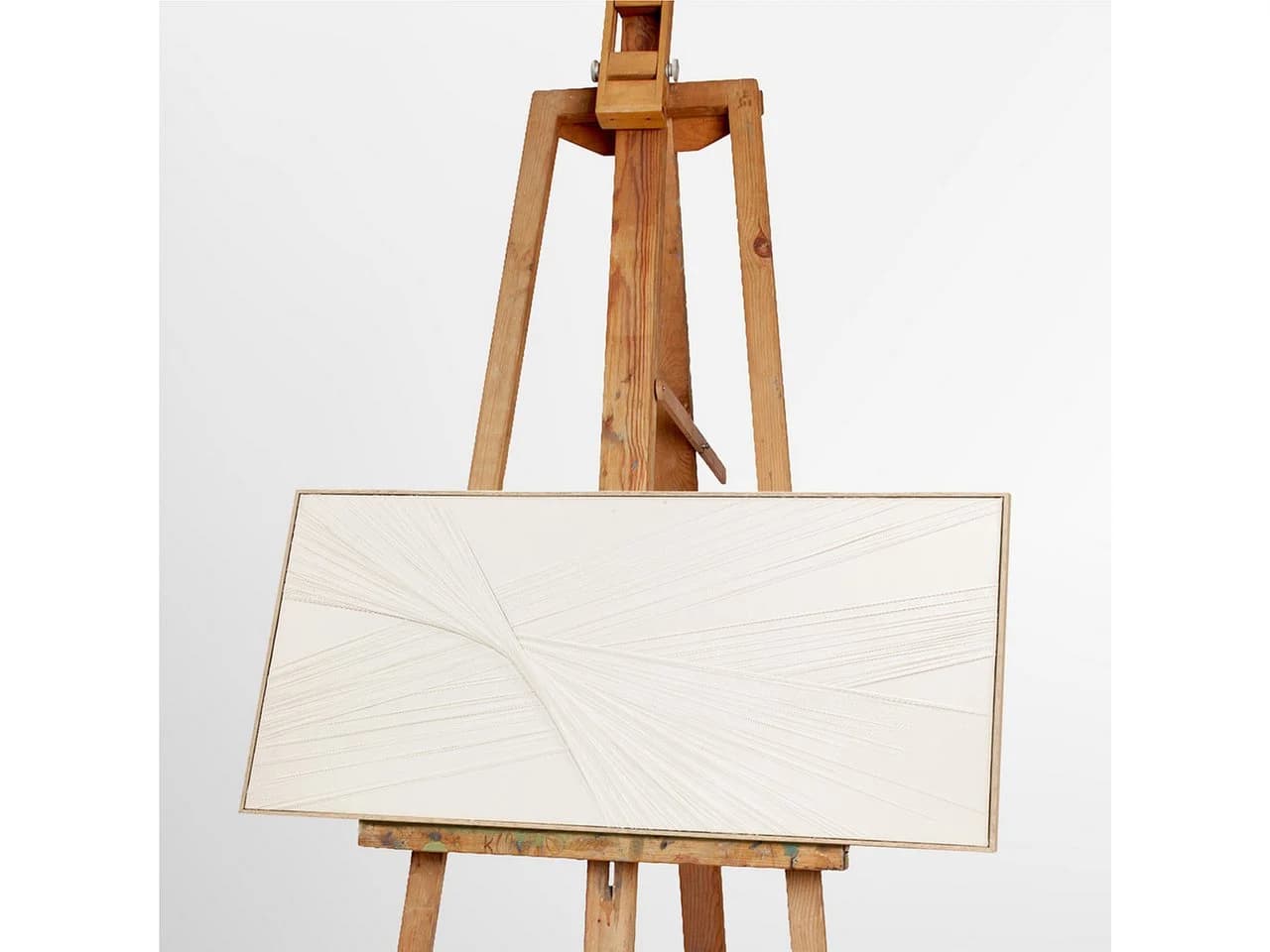 Gemälde FLOATING TENSIONS Handgemalt Leinwand auf Holzrahmen