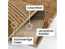 ArtUniverse Outdoorteppich Torino Beige In- & Outdoor Hochflor Bild 5