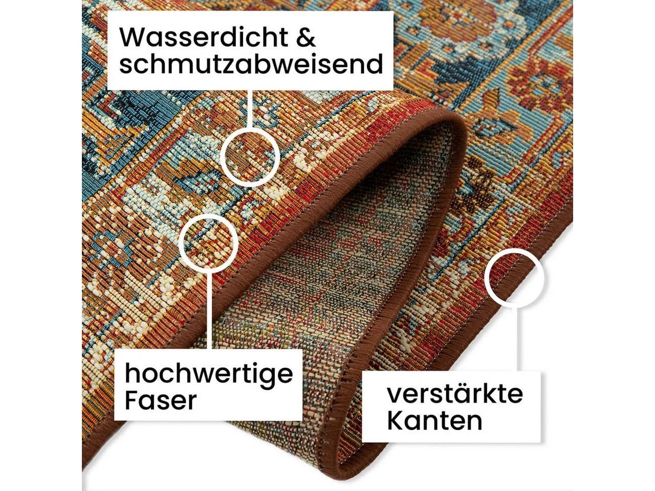 ArtUniverse Teppich Oriental Red Rechteckig - Bild 5
