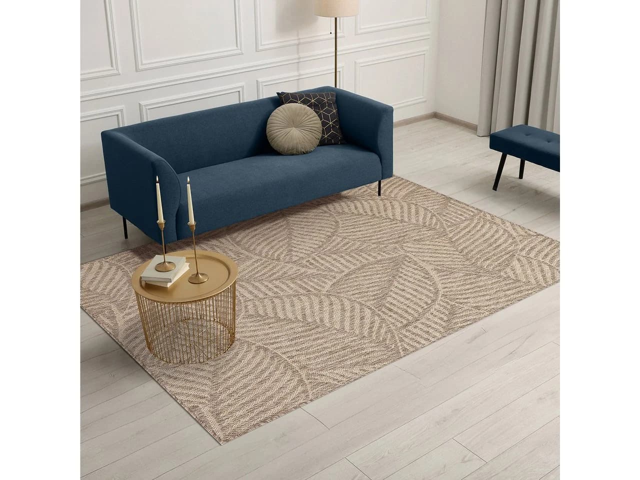 ArtUniverse Outdoorteppich Flory Beige 80x150 cm - Bild 4