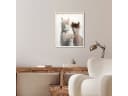 ArtUniverse Gemälde Kunstfell Stylish Lama Family Bild 1