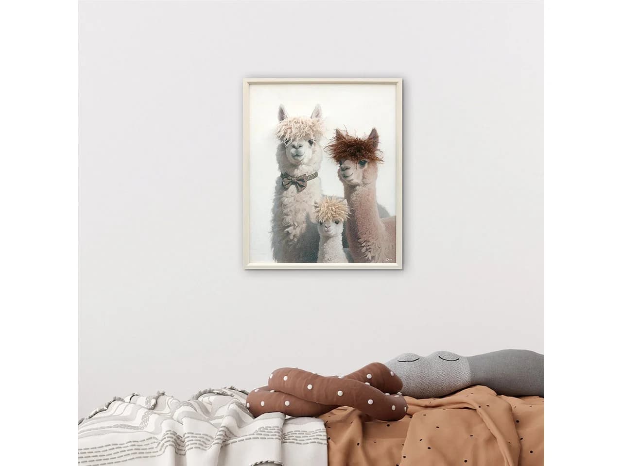 ArtUniverse Gemälde Kunstfell Stylish Lama Family - Bild 5