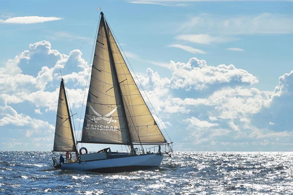 Sansibar Living Leinwandbild Segelschiff Bunt Maritim