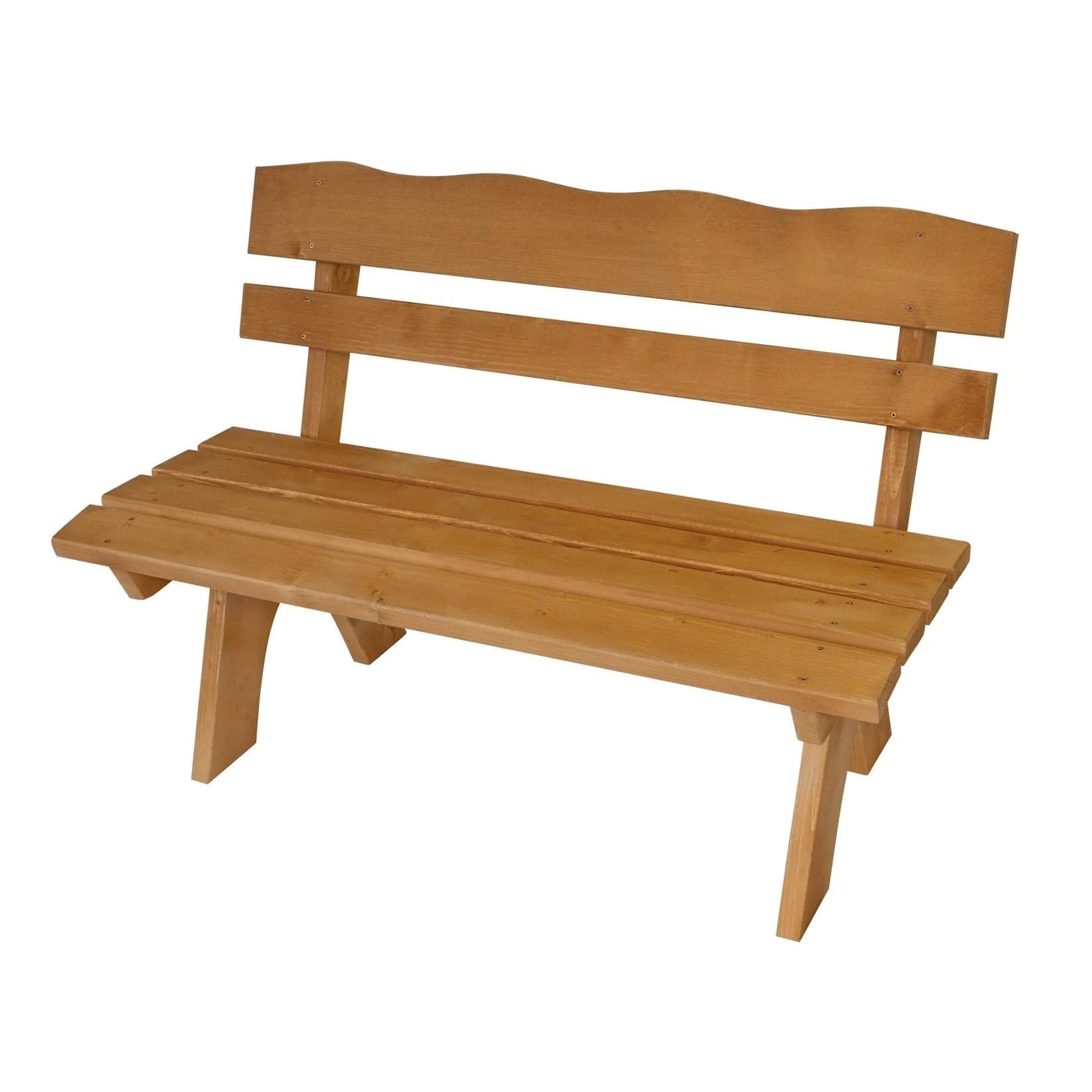 DEGAMO Gartenbank 2-sitzer FREITAL Kiefer hell lackiert
