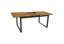 DEGAMO Ausziehtisch Rivello 150/200x90cm Akazie geölt Aluminium anthrazit Bild 2