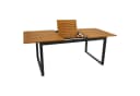 DEGAMO Ausziehtisch Rivello 150/200x90cm Akazie geölt Aluminium anthrazit Bild 3