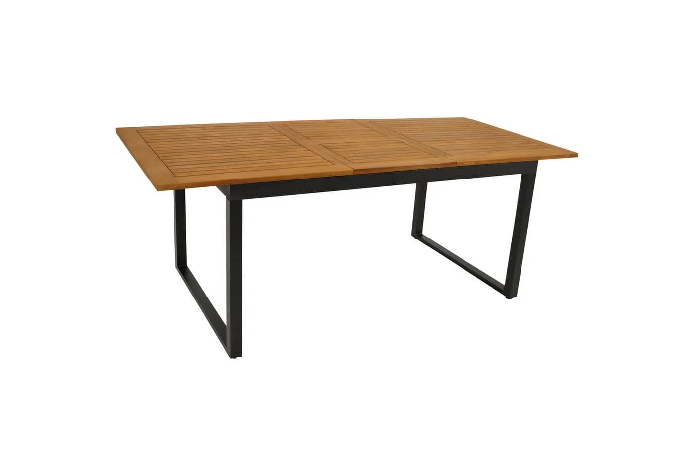 DEGAMO Ausziehtisch Rivello 150/200x90cm Akazie geölt Aluminium anthrazit - Bild 4