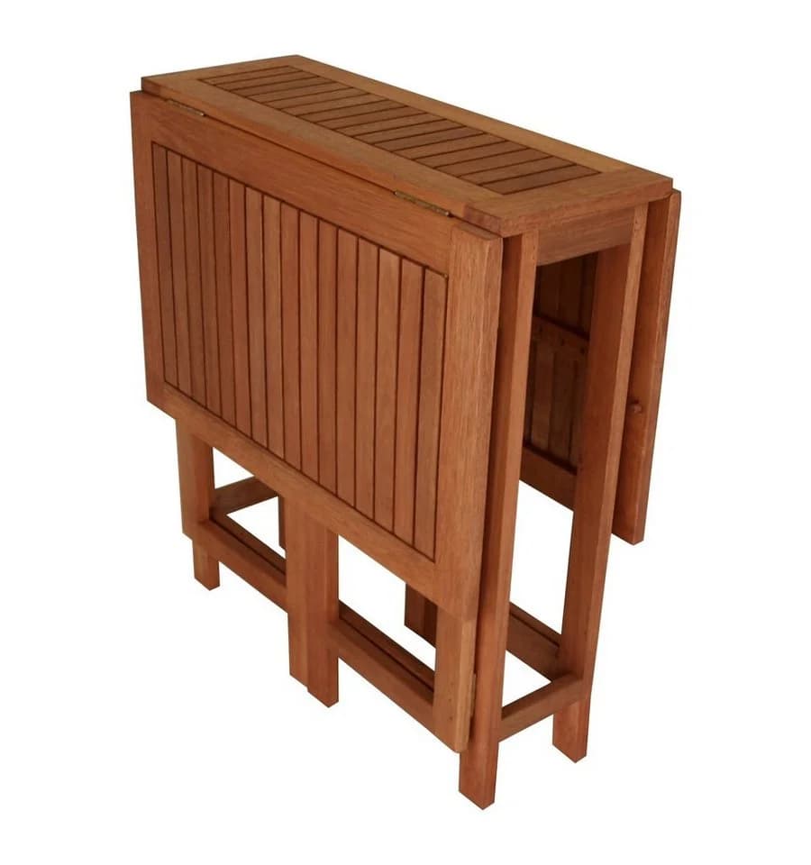 DEGAMO Gartentisch Doppel Klappentisch Eukalyptus - Bild 4