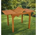 DEGAMO Gartentisch RIO ausziehbar 80-120cm Eukalyptus Bild 1