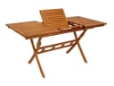 DEGAMO Gartentisch LAGO Eukalyptus Klappbar Ausziehbar Bild 2