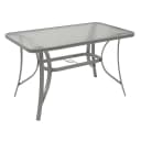 DEGAMO Garten-Essgruppe RAVENNA 5-tlg. Grau/Schwarz Aluminium Bild 1