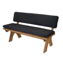 DEGAMO Auflagenset ARIZONA für 3-sitzer Gartenbank Anthrazit Bild 1