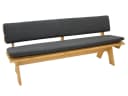 DEGAMO Auflagenset ARIZONA für 4-Sitzer Gartenbank Anthrazit 2-teilig Bild 3