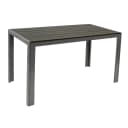 DEGAMO Gartentisch SORANO Aluminium Kunstholz Grau Bild 1