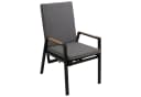 DEGAMO Gartensessel BILBAO Anthrazit Grau verstellbar Aluminium Bild 2