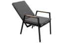 DEGAMO Gartensessel BILBAO Anthrazit Grau verstellbar Aluminium Bild 3