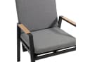 DEGAMO Gartensessel BILBAO Anthrazit Grau verstellbar Aluminium Bild 4