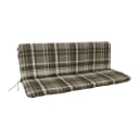DEGAMO Auflage SEATTLE für Bank 3-sitzer grau/beige kariert Bild 1
