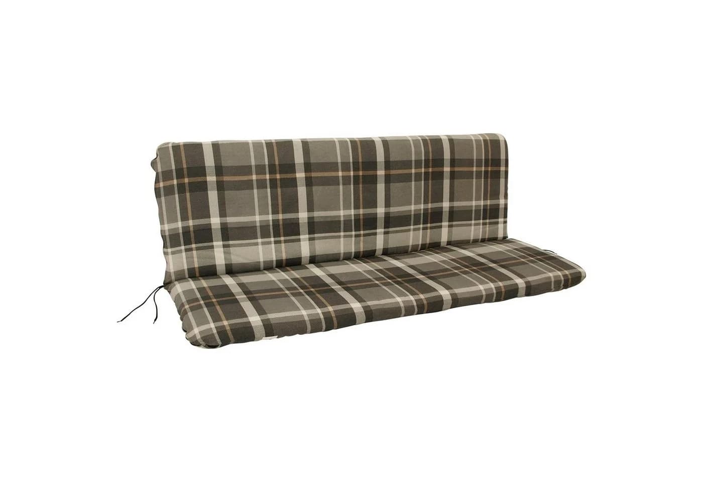 DEGAMO Auflage SEATTLE für Bank 3-sitzer grau/beige kariert - Bild 3