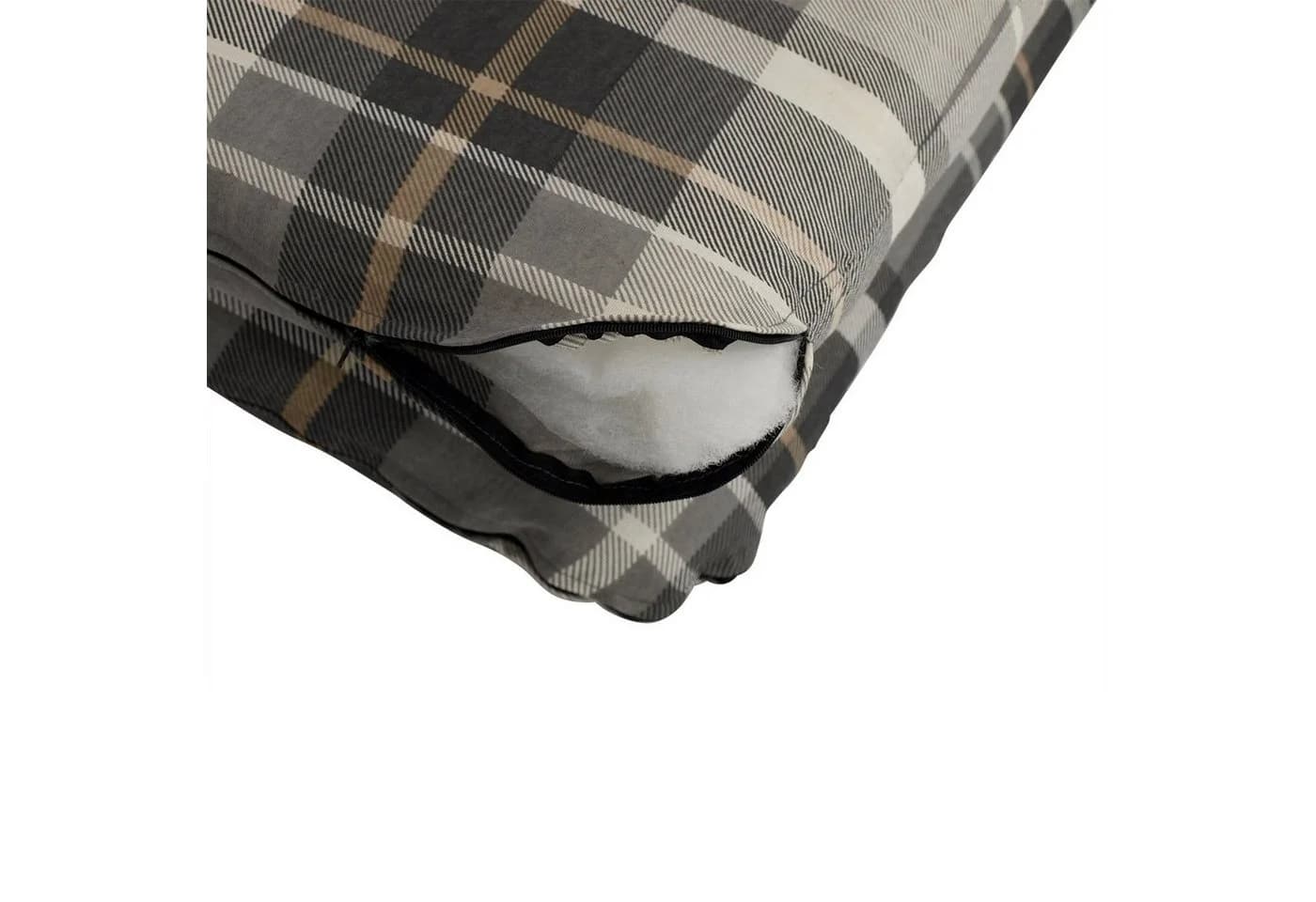 DEGAMO Auflage SEATTLE für Bank 3-sitzer grau/beige kariert - Bild 5
