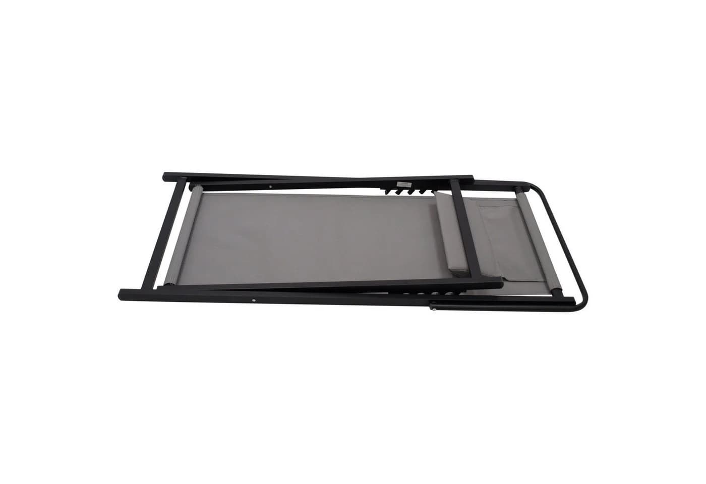 DEGAMO Gartenliege IBIZA 2er Set Aluminium anthrazit grau faltbar - Bild 3