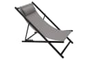 DEGAMO Gartenliege IBIZA 2er Set Aluminium anthrazit grau faltbar Bild 4