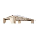 DEGAMO Ersatzdach Pavillon VENEZIA Polyester PVC-beschichtet Écrufarben Bild 1