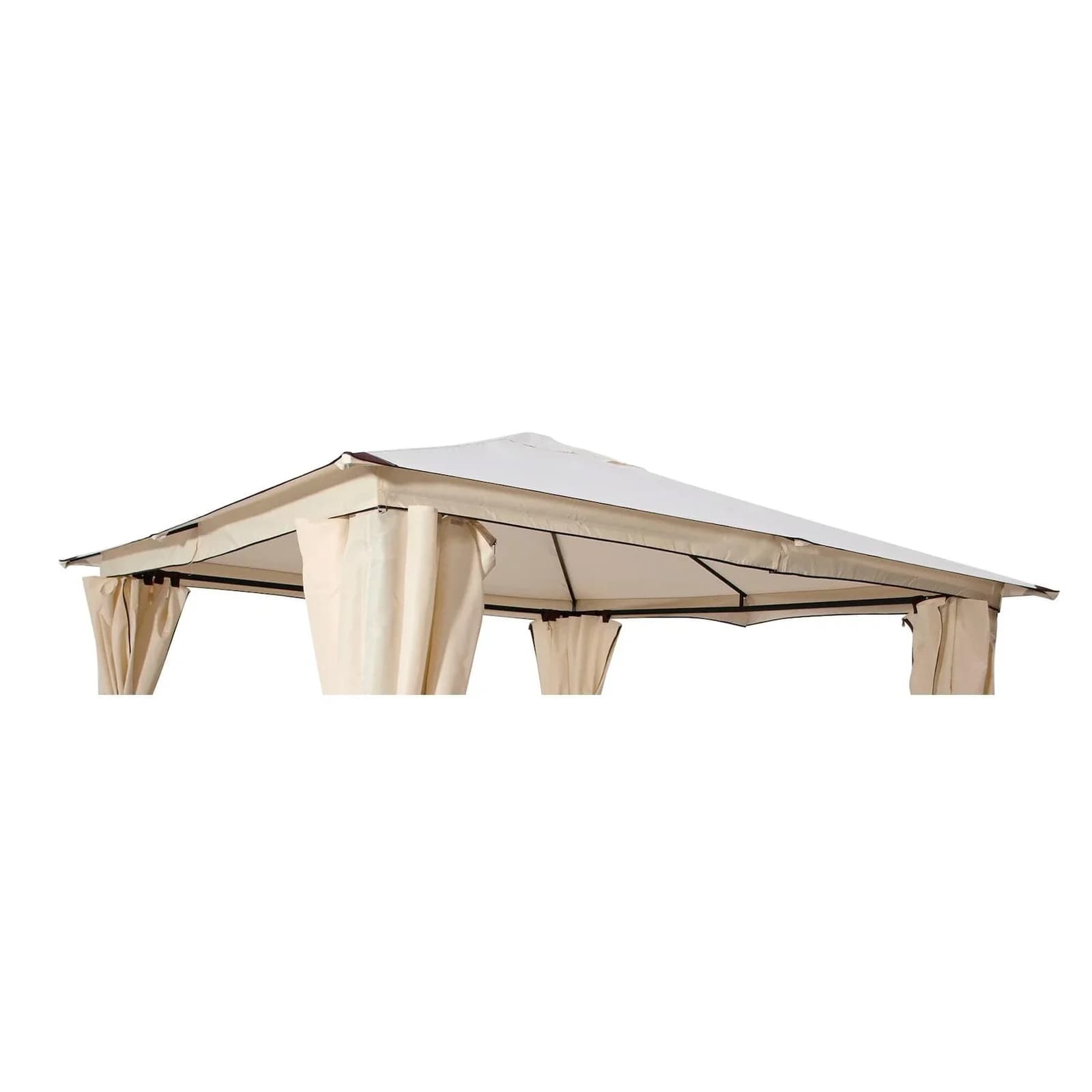 DEGAMO Ersatzdach Pavillon VENEZIA Polyester PVC-beschichtet Écrufarben