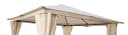 DEGAMO Ersatzdach Pavillon VENEZIA Polyester PVC-beschichtet Écrufarben Bild 3