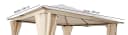 DEGAMO Ersatzdach Pavillon VENEZIA Polyester PVC-beschichtet Écrufarben Bild 4