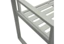 DEGAMO Gartenbank ATLANTA 2-sitzer Aluminium weiss modern Bild 4