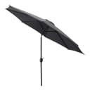 DEGAMO Marktschirm 300cm Grau Knickbar mit Kurbel Bild 1