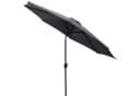 DEGAMO Marktschirm 300cm Grau Knickbar mit Kurbel Bild 3