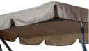 DEGAMO Hollywoodschaukel MIAMI 4-Sitzer Grau Beige Liegefunktion Bild 4