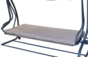 DEGAMO Hollywoodschaukel MIAMI 4-Sitzer Grau Beige Liegefunktion Bild 5