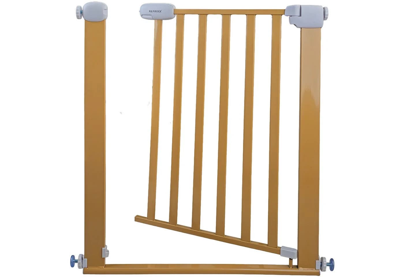 RAMROXX Treppenschutzgitter Beige für 75-85cm Durchgang 77cm Hoch - Bild 4