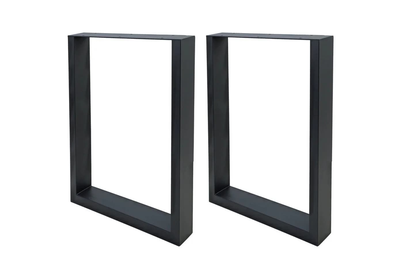 Modernes Industrielles Tischbein aus Stahl, Schwarz