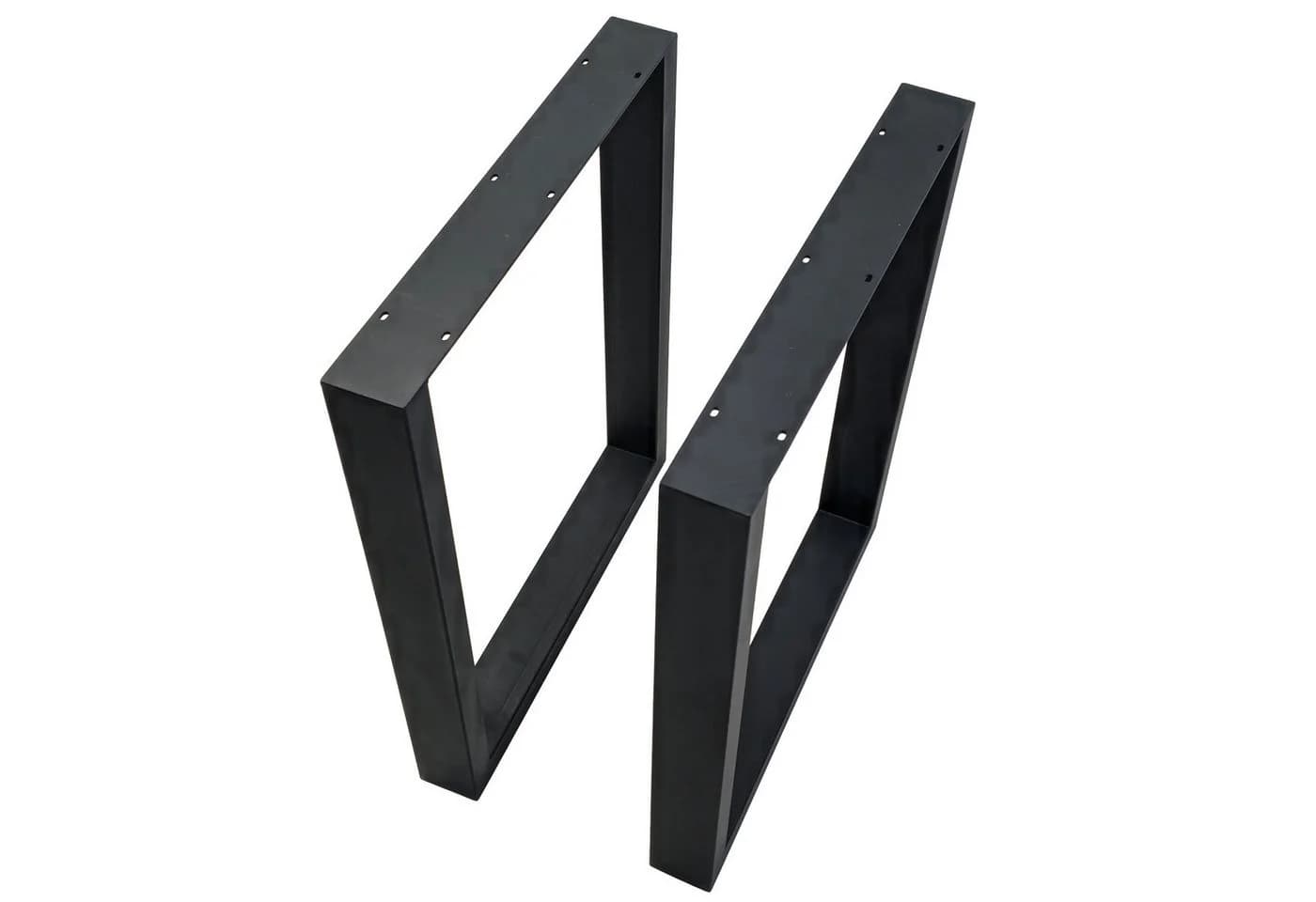 Modernes Industrielles Tischbein aus Stahl, Schwarz - Bild 3