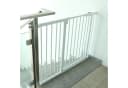 RAMROXX Treppenschutzgitter Metall Weiß Verstellbar Bild 5