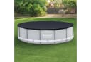 BESTWAY Pool-Abdeckplane Grau PVC für Frame Pool Ø 427cm Bild 3