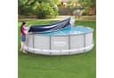 BESTWAY Pool-Abdeckplane Grau PVC für Frame Pool Ø 427cm Bild 4