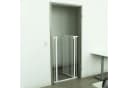RAMROXX Treppenschutzgitter Metall Weiß Verstellbar Bild 5