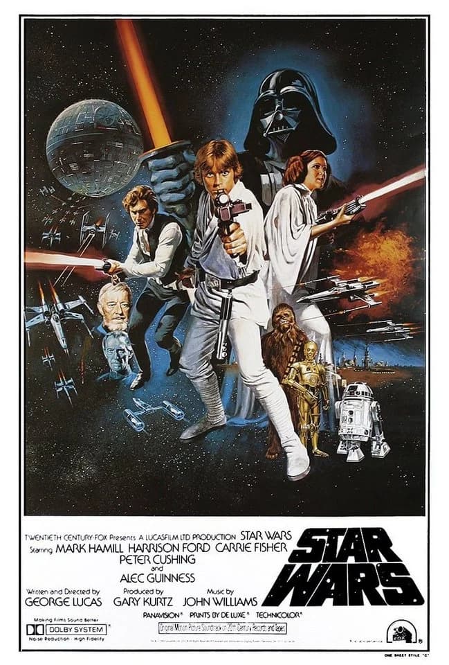 Star Wars Poster Style C American 61 x 91,5 cm Original Filmplakat - Bild 2